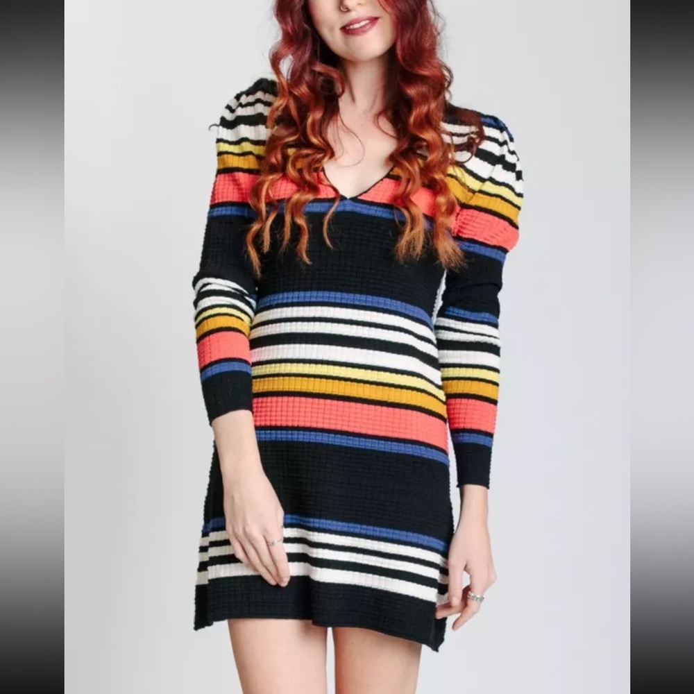 Free People Gidget Striped Knit Dress